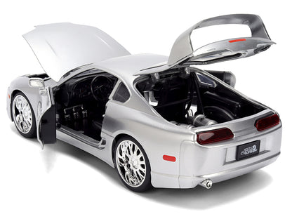 1995 Toyota Supra Silver Metallic "JDM Tuners" Series 1/24 Diecast Model Car by Jada <h2>1995 Jada</h2> <p>High-quality perfect for collectors and enthusiasts. Features detailed interior exterior craf