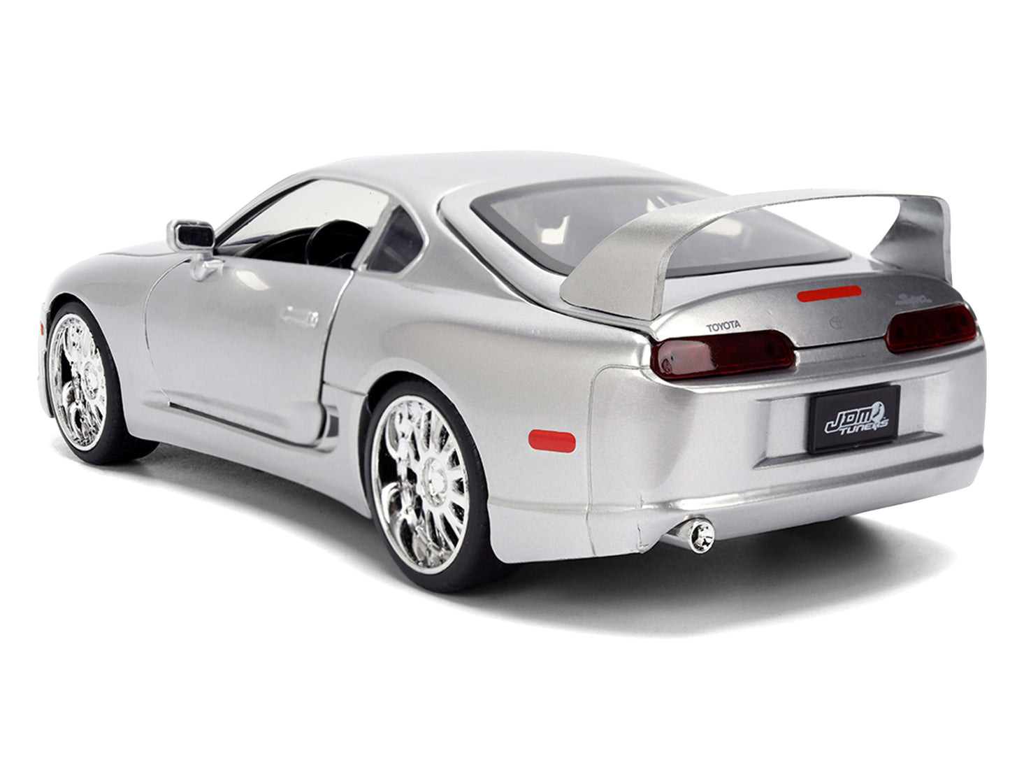 1995 Toyota Supra Silver Metallic "JDM Tuners" Series 1/24 Diecast Model Car by Jada <h2>1995 Jada</h2> <p>High-quality perfect for collectors and enthusiasts. Features detailed interior exterior craf