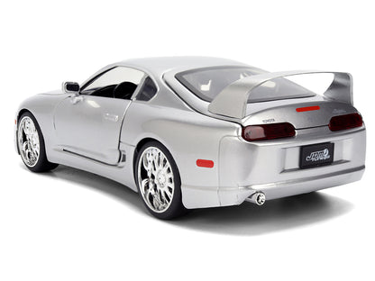 1995 Toyota Supra Silver Metallic "JDM Tuners" Series 1/24 Diecast Model Car by Jada <h2>1995 Jada</h2> <p>High-quality perfect for collectors and enthusiasts. Features detailed interior exterior craf