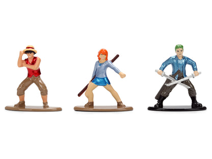 Set of 3 Diecast Figures "One Piece" (2023-Current) TV Series "Nano Metalfigs" Models by Jada <h2>Set Jada</h2> <p>High-quality model car perfect for collectors and enthusiasts. Features detailed inte