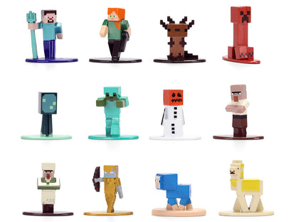 Set of 12 Diecast Figures "Minecraft" Video Game "Nano Metalfigs" Series Models by Jada <h2>Set Jada</h2> <p>High-quality model car perfect for collectors and enthusiasts. Features detailed interior e