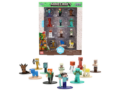 Set of 12 Diecast Figures "Minecraft" Video Game "Nano Metalfigs" Series Models by Jada <h2>Set Jada</h2> <p>High-quality model car perfect for collectors and enthusiasts. Features detailed interior e