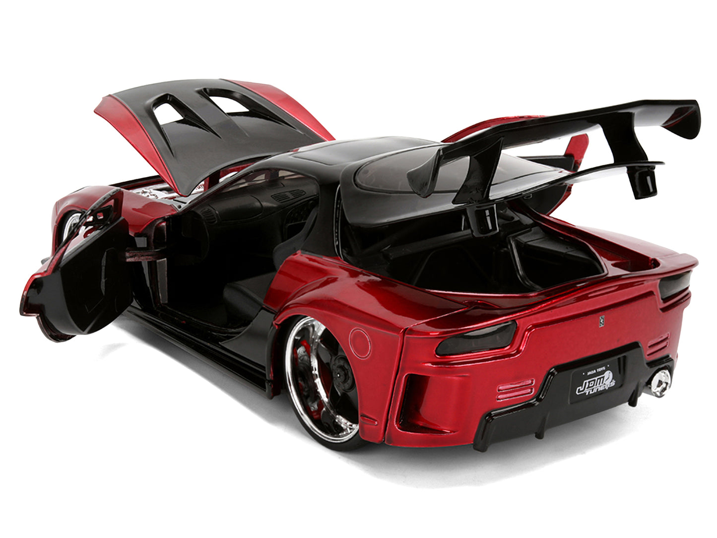 1995 Mazda RX-7 Widebody RHD (Right Hand Drive) "VeilSide" Black and Red Metallic "JDM Tuners" Series 1/24 Diecast Model Car by Jada <h2>1995 Jada</h2> <p>High-quality perfect for collectors enthusias