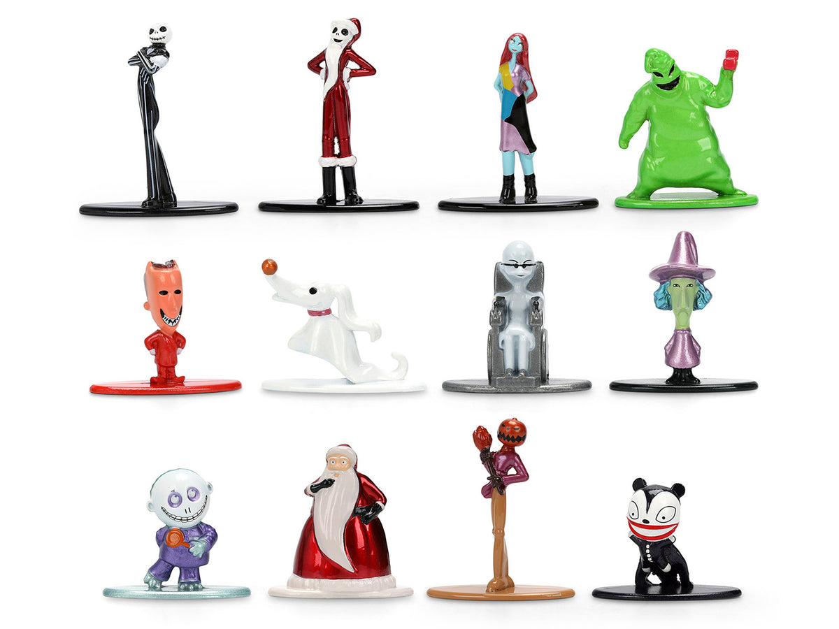 of 12 Diecast (1993) Movie Diecast Models Scale Figure Set - Jada