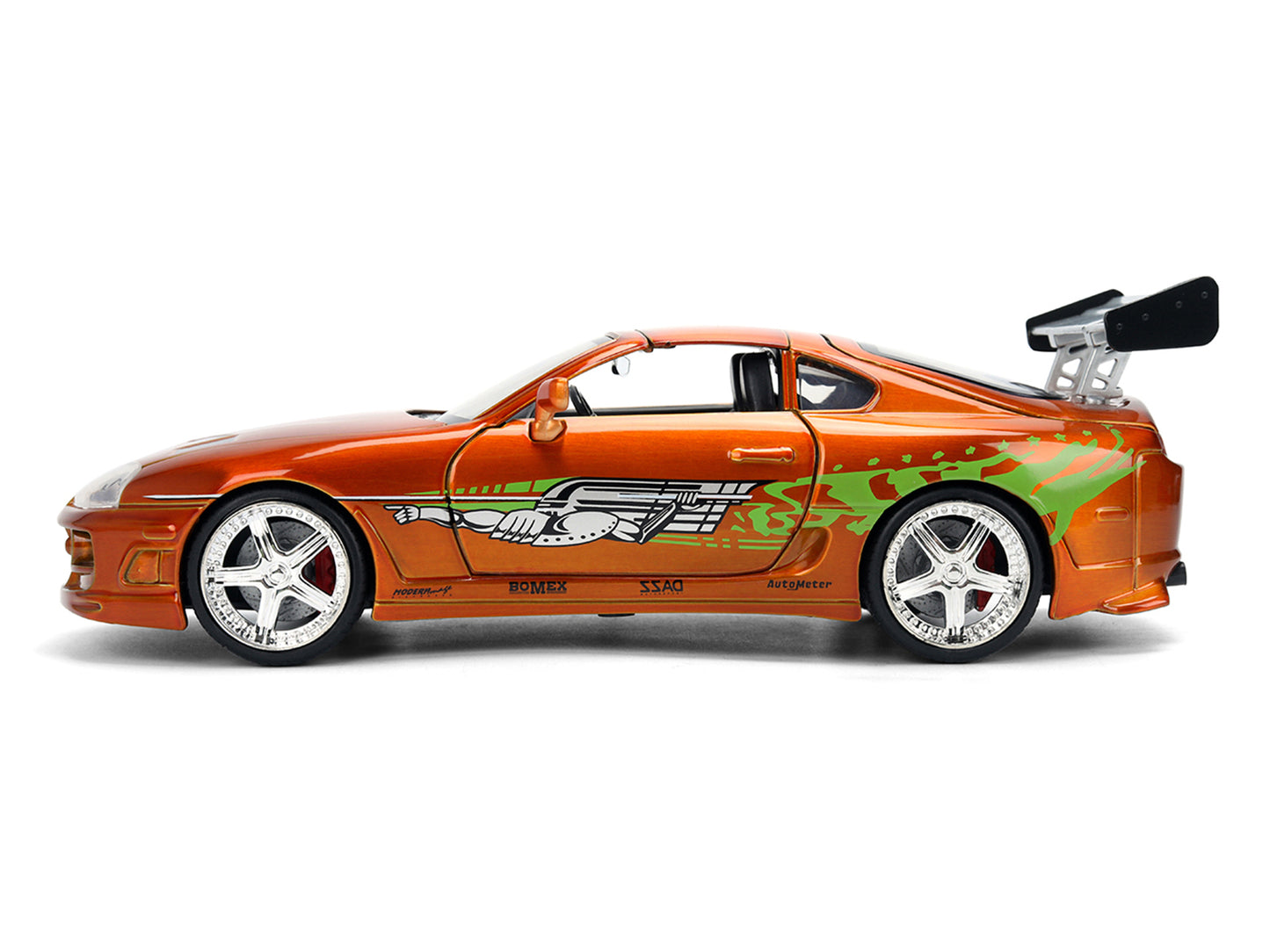 Brian's Toyota Supra Orange Color Brush Finish 25 Years of Fast & Furious Anniversary "The and the Furious" (2001) Movie "Fast Series 1/24 Diecast Model Car by Jada <h2>Brian's Jada</h2> <p>High-quali