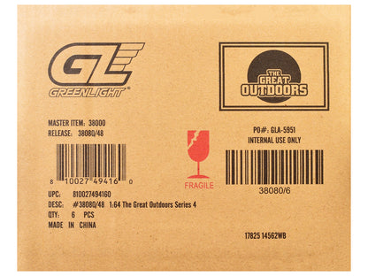 GreenLight "The Great Outdoors" Series 4 Set of 6 pieces 1/64 Diecast Model Cars by <h2>"The Greenlight</h2> <p>High-quality car perfect for collectors and enthusiasts. Features detailed interior exte