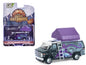 GreenLight 1978 GMC Vandura Custom Van Black with Wizard Graphics and White Top Camp'otel Cartop Sleeper Tent "The Great Outdoors" Series 4 1/64 Diecast Model Car by <h2>1978 Greenlight</h2> <p>High-q