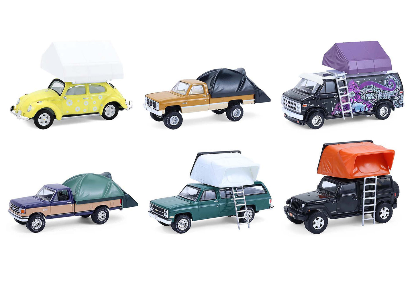 GreenLight "The Great Outdoors" Series 4 Set of 6 pieces 1/64 Diecast Model Cars by <h2>"The Greenlight</h2> <p>High-quality car perfect for collectors and enthusiasts. Features detailed interior exte