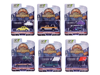 GreenLight "The Great Outdoors" Series 4 Set of 6 pieces 1/64 Diecast Model Cars by <h2>"The Greenlight</h2> <p>High-quality car perfect for collectors and enthusiasts. Features detailed interior exte