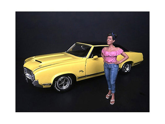 "Hanging Out II" Gloria Figurine for 1/18 Scale Models by American Diorama <h2>"Hanging Diorama</h2> <p>High-quality diecast model car perfect collectors and enthusiasts. Features detailed interior ex