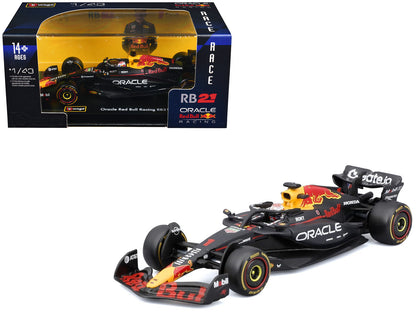 Red Bull Racing RB21 #1 Max Verstappen "Formula One F1 World Championship" (2025) with Display Case "Race" Series 1/43 T&y Diecast Model Car by Bburago