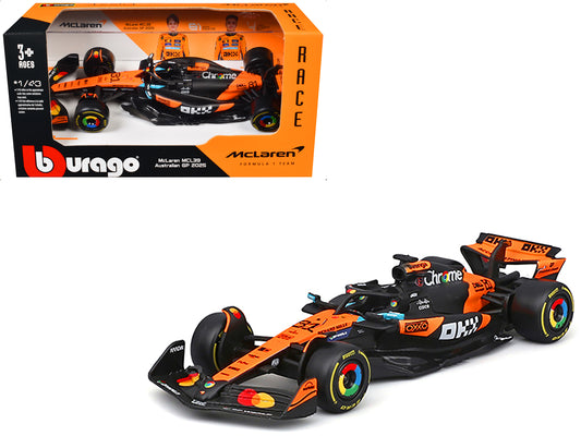 McLaren MCL39 #81 Oscar Piastri "OKX" Formula One F1 "Australian GP" (2025) "Race" Series 1/43 T&y Diecast Model Car by Bburago