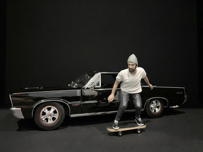 Skateboarders Figurines 4 piece Set for 1/24 Scale Models by American Diorama <h2>Skateboarders Diorama</h2> <p>High-quality diecast model car perfect collectors and enthusiasts. Features detailed int