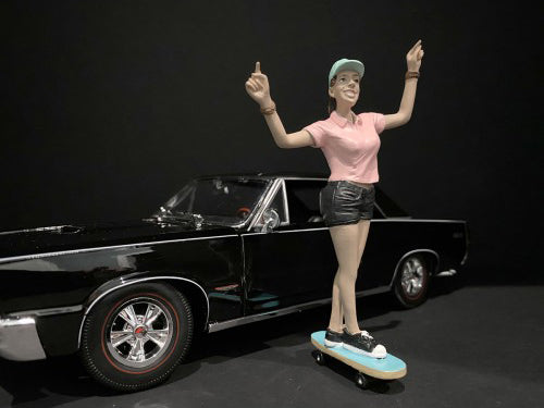 Skateboarders Figurines 4 piece Set for 1/24 Scale Models by American Diorama <h2>Skateboarders Diorama</h2> <p>High-quality diecast model car perfect collectors and enthusiasts. Features detailed int