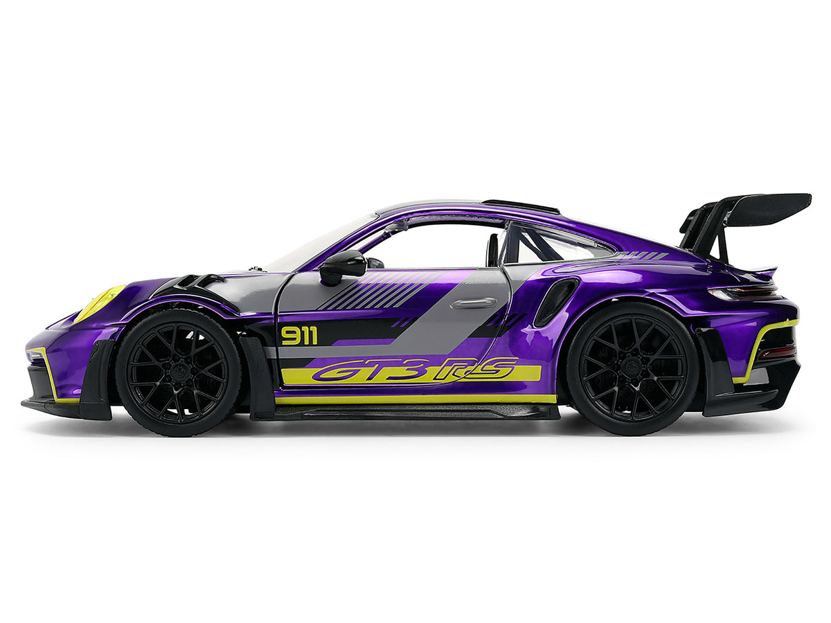 Porsche 911 GT3 RS (992) Candy Purple Carbon 1/24 Diecast Model Car - Jada