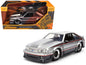 1989 Ford Mustang GT Silver Metallic Gray Black 1/24 Diecast Model Car - Jada