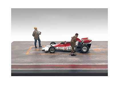 "Race Day" Two Diecast Figures Set 4 for 1/43 Scale Models by American Diorama <h2>"Race Diorama</h2> <p>High-quality model car perfect collectors and enthusiasts. Features detailed interior exterior