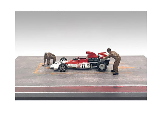 "Race Day" Two Diecast Figures Set 5 for 1/43 Scale Models by American Diorama <h2>"Race Diorama</h2> <p>High-quality model car perfect collectors and enthusiasts. Features detailed interior exterior