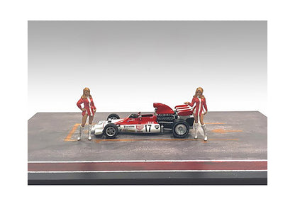 "Race Day" Two Diecast Figures Set 6 for 1/43 Scale Models by American Diorama <h2>"Race Diorama</h2> <p>High-quality model car perfect collectors and enthusiasts. Features detailed interior exterior