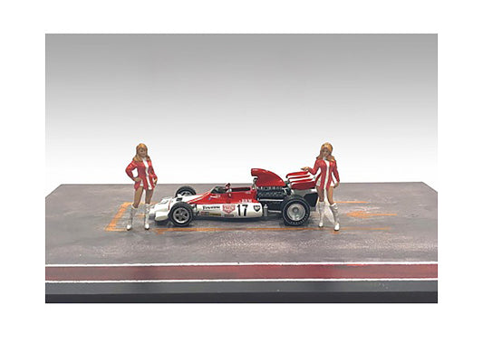 "Race Day" Two Diecast Figures Set 6 for 1/43 Scale Models by American Diorama <h2>"Race Diorama</h2> <p>High-quality model car perfect collectors and enthusiasts. Features detailed interior exterior