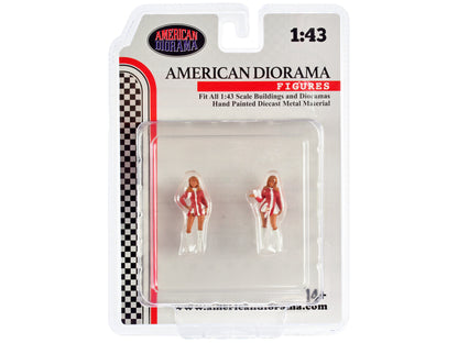"Race Day" Two Diecast Figures Set 6 for 1/43 Scale Models by American Diorama <h2>"Race Diorama</h2> <p>High-quality model car perfect collectors and enthusiasts. Features detailed interior exterior