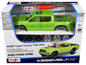 Skill 2 Model Kit 2023 Toyota Tacoma TRD PRO Pickup Truck Light Green Metallic "Assembly Line" Series 1/27 Scale Model by Maisto