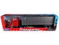 Peterbilt 379 Truck Red with Silver Container "Transporter" Series 1/32 Diecast Model by Welly