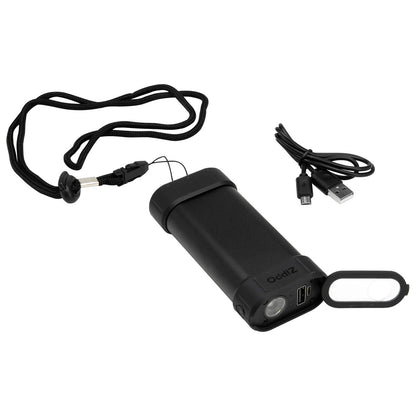 Zippo HeatBank 6 Pro Rechargeable Hand Warmer (Black Finish)