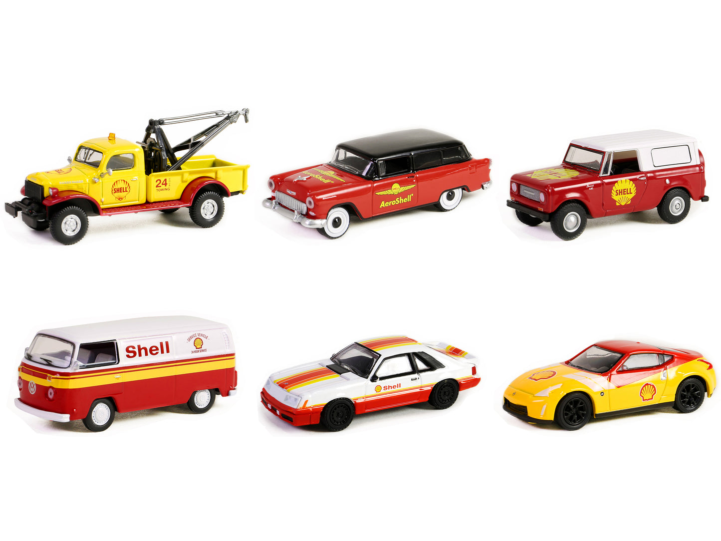 GreenLight "Shell Oil Special Edition" Series 2 Set of 6 pieces 1/64 Diecast Model Cars by <h2>"Shell Greenlight</h2> <p>High-quality car perfect for collectors and enthusiasts. Features detailed inte
