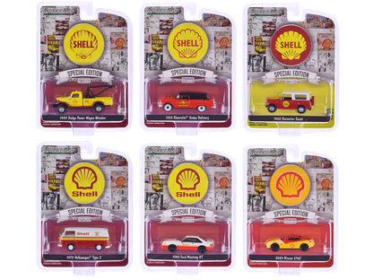GreenLight "Shell Oil Special Edition" Series 2 Set of 6 pieces 1/64 Diecast Model Cars by <h2>"Shell Greenlight</h2> <p>High-quality car perfect for collectors and enthusiasts. Features detailed inte