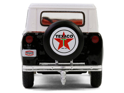 GreenLight 1963 Harvester Scout "Texaco" Black with White Top and Red Interior "Texaco Special Edition" Series 1 1/64 Diecast Model Car by <h2>1963 Greenlight</h2> <p>High-quality perfect for collecto