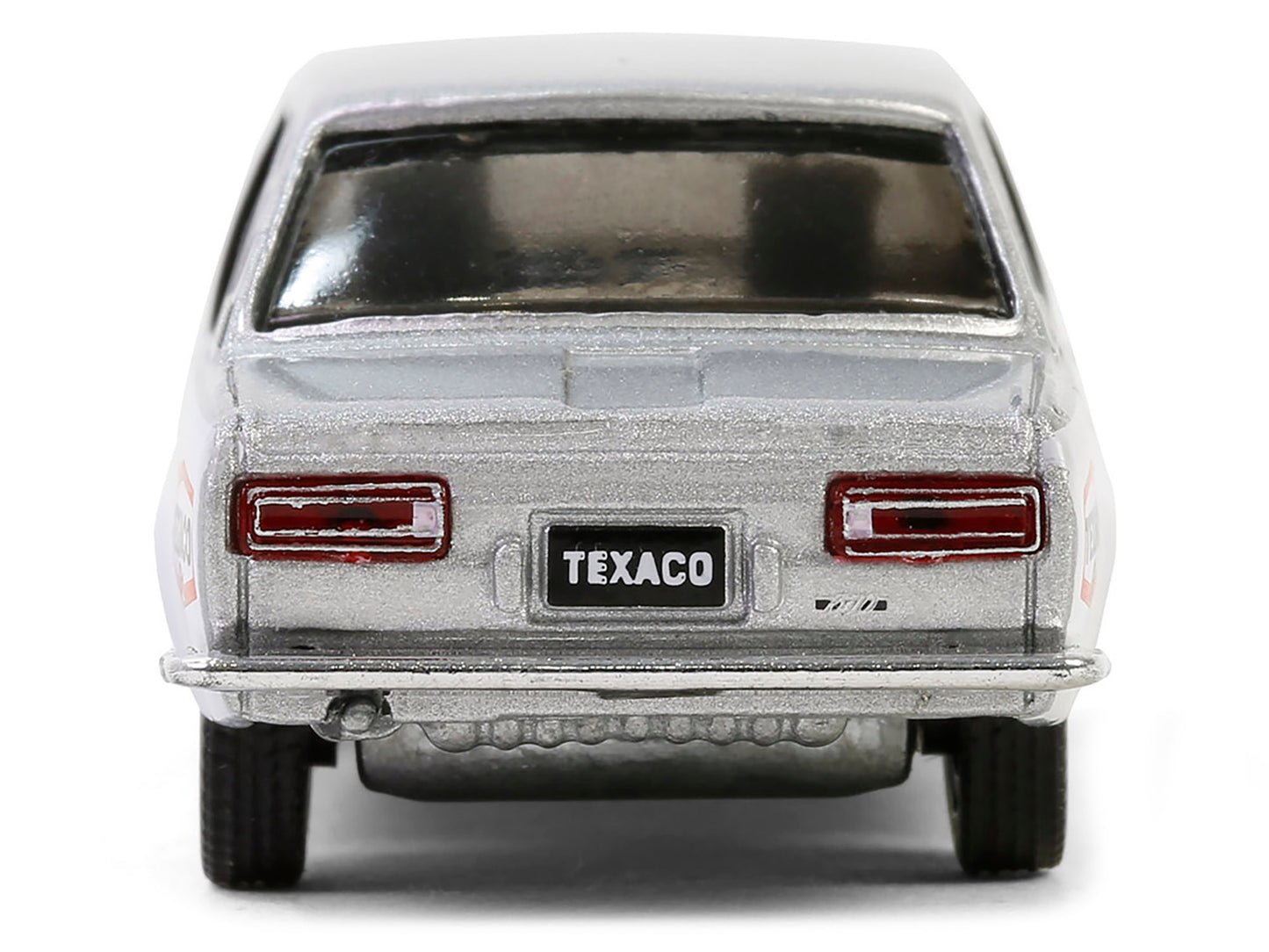 GreenLight 1970 Nissan Datsun 510 #28 "Texaco" Silver Metallic and White with Red Stripes "Texaco Special Edition" Series 1 1/64 Diecast Model Car by <h2>1970 Greenlight</h2> <p>High-quality perfect f