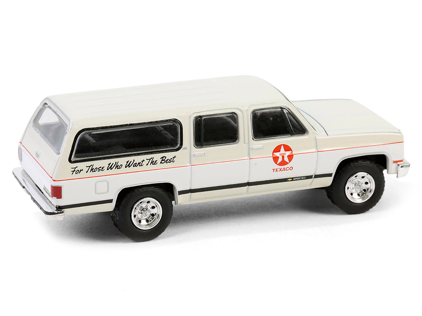 GreenLight 1990 Chevrolet Suburban "Texaco" Cream and White "Texaco Special Edition" Series 1 1/64 Diecast Model Car by <h2>1990 Greenlight</h2> <p>High-quality perfect for collectors enthusiasts. Fea
