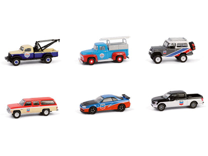 GreenLight "Chevron Special Edition" Series 1 Set of 6 pieces 1/64 Diecast Model Cars by <h2>"Chevron Greenlight</h2> <p>High-quality car perfect for collectors and enthusiasts. Features detailed inte