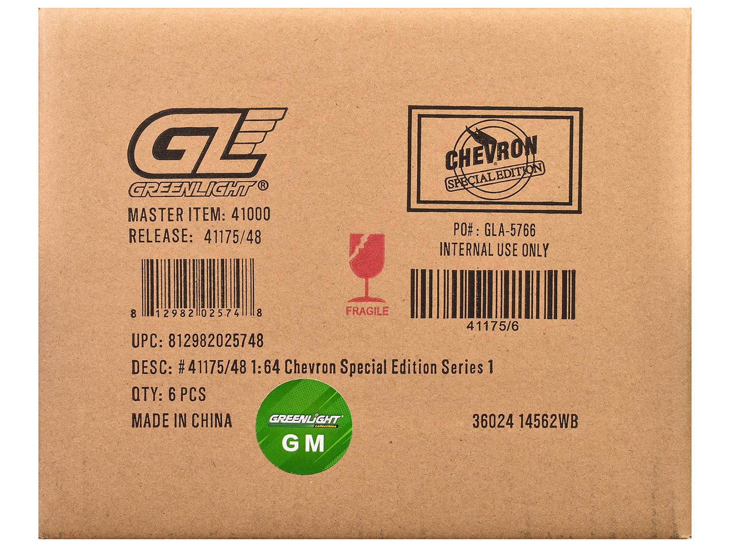 GreenLight "Chevron Special Edition" Series 1 Set of 6 pieces 1/64 Diecast Model Cars by <h2>"Chevron Greenlight</h2> <p>High-quality car perfect for collectors and enthusiasts. Features detailed inte