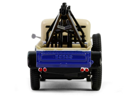 GreenLight 1948 Dodge Power Wagon Wrecker Tow Truck Beige and Blue "Chevron Special Edition" Series 1 1/64 Diecast Model Car by <h2>1948 Greenlight</h2> <p>High-quality perfect for collectors enthusia