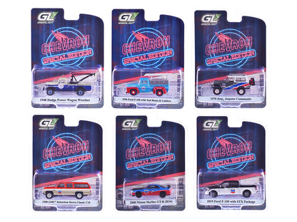 GreenLight "Chevron Special Edition" Series 1 Set of 6 pieces 1/64 Diecast Model Cars by <h2>"Chevron Greenlight</h2> <p>High-quality car perfect for collectors and enthusiasts. Features detailed inte
