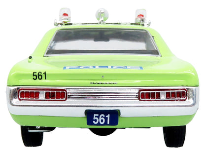 1972 AMC Matador Police Car "Cleveland Police Department" Light Green 1/43 Diecast Model by Iconic Replicas