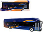 New Flyer Xcelsior Transit Bus Bank "MTA New York City" Blue with Graphics "The Bus & Motorcoach Collection" Limited Edition to 504 Pieces Worldwide 1/43 Model by Iconic Replicas
