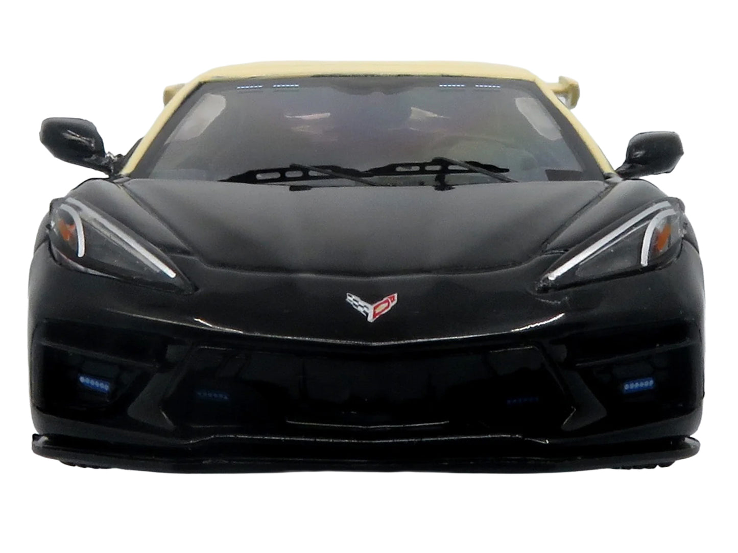 2023 Chevrolet Corvette C8 Stingray Police Interceptor "Florida Highway Patrol (FHP)" Black with Cream Top 1/43 T&y Diecast Model by Iconic Replicas