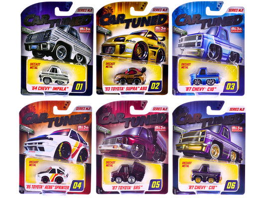 Mijo Exclusives Series MJ1 Set of 6 Pieces T&y Diecast Model Cars by CarTuned