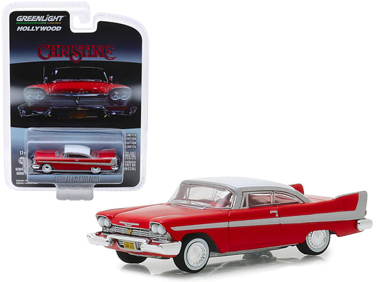 1958 Plymouth Fury Red White Top (1983) 1/64 Diecast Model Car - Greenlight