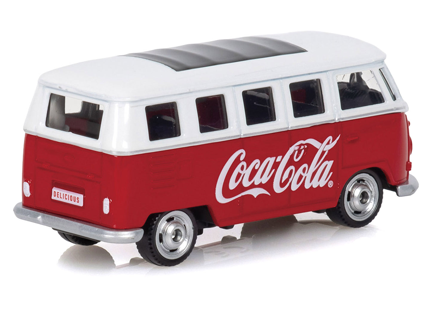 1963 Volkswagen Type 2 Van "Coca-Cola" Red and White 1/50 T&y Diecast Model by Motorcity Classics