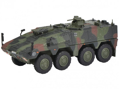 Tpz. Tank Boxer "German Army" Green Camouflage 1/87 (HO) Scale T&y Diecast Model Car by Schuco