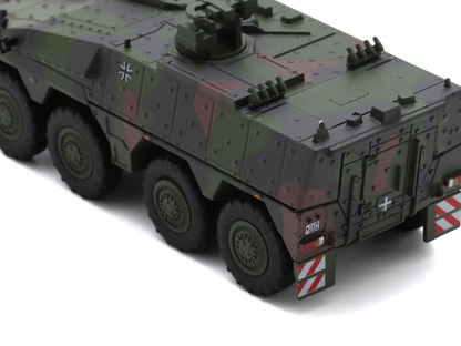 Tpz. Tank Boxer "German Army" Green Camouflage 1/87 (HO) Scale T&y Diecast Model Car by Schuco