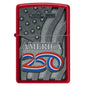 Zippo Windproof Lighter America250™ Color Image - Candy Apple Red