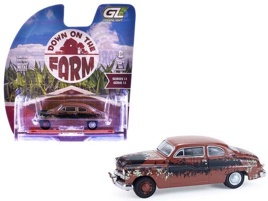 1949 Mercury Eight "Barn Find" Brown (Rusted) "Down on the Farm" Series 11 1/64 T&y Diecast Model by Greenlight