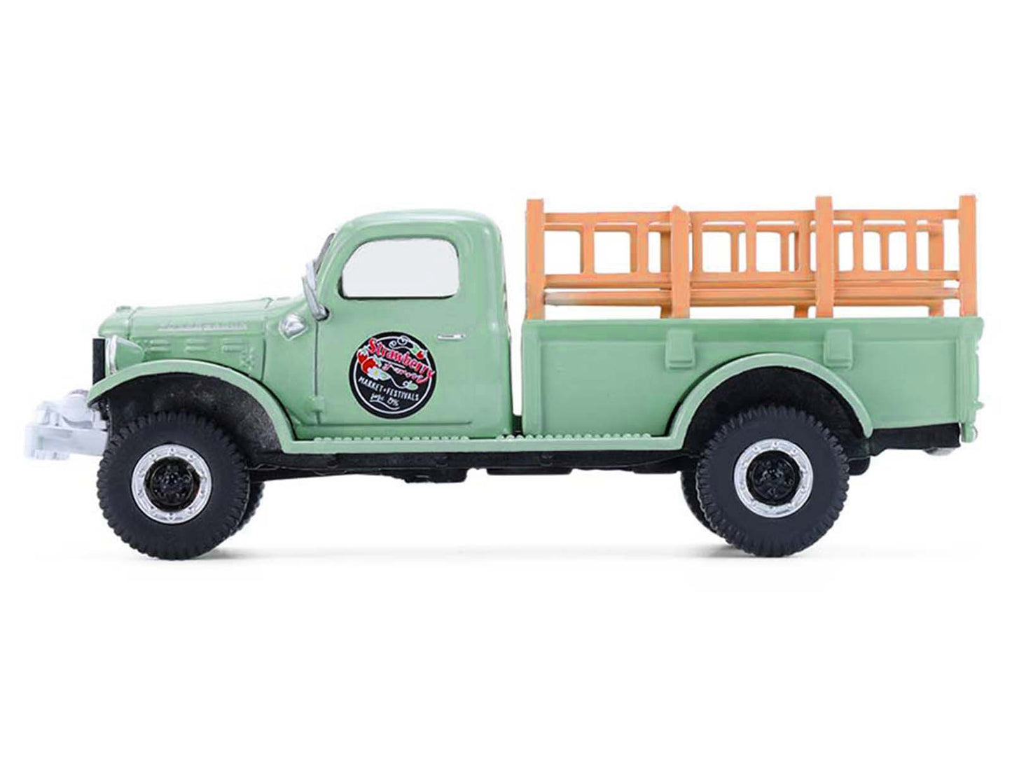 GreenLight 1946 Dodge Power Wagon Pickup Truck "Strawberry Farm" Green "Down on the Series 11 1/64 Diecast Model by <h2>1946 Greenlight</h2> <p>High-quality car perfect for collectors and enthusiasts.