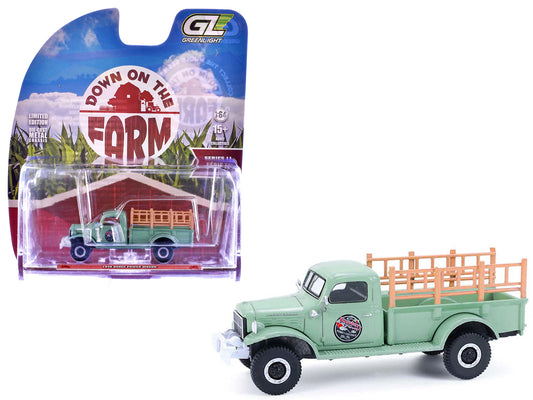 1946 Dodge Power Wagon Pickup Truck "Strawberry Farm" Green "Down on the Farm" Series 11 1/64 T&y Diecast Model by Greenlight