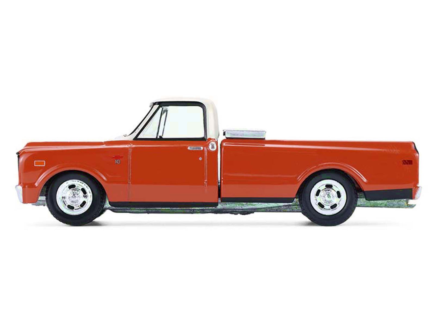 GreenLight 1968 Chevrolet C-10 Pickup Truck with Toolbox Orange and Beige "Down on the Farm" Series 11 1/64 Diecast Model by <h2>1968 Greenlight</h2> <p>High-quality car perfect for collectors enthusi